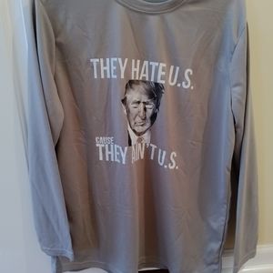 PRESIDENT TRUMP Long sleeve shirt size large New no tags